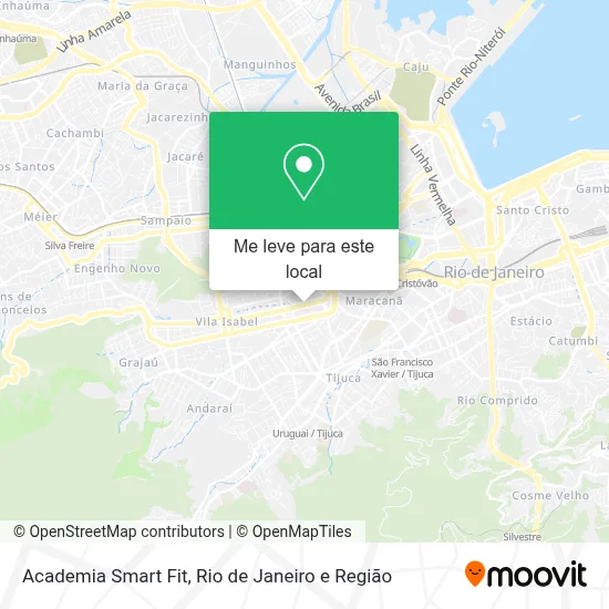 Academia Smart Fit mapa