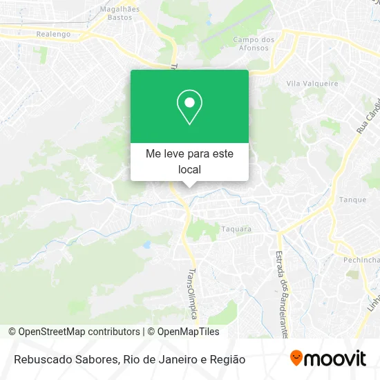 Rebuscado Sabores mapa