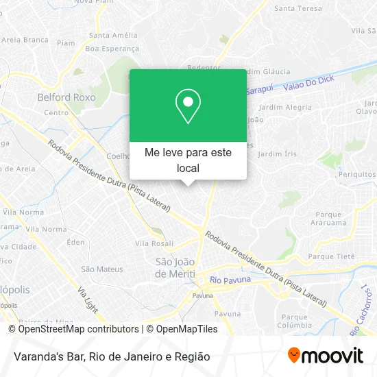 Varanda's Bar mapa