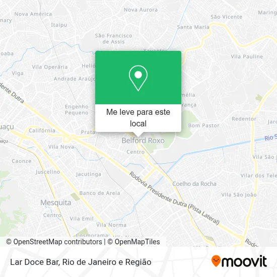 Lar Doce Bar mapa