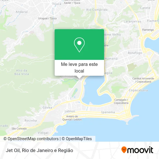 Jet Oil mapa