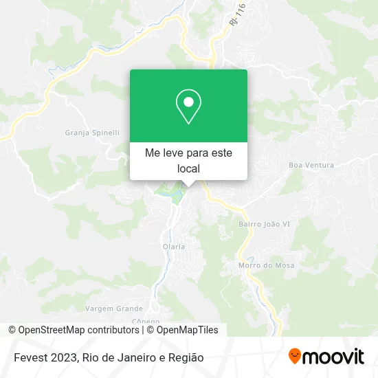 Fevest 2023 mapa