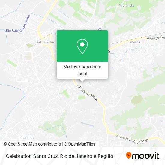 Celebration Santa Cruz mapa
