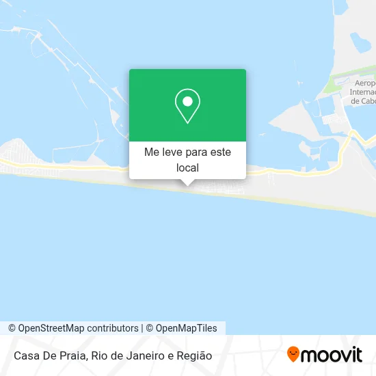 Casa De Praia mapa