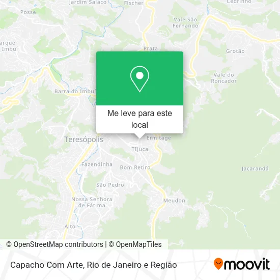 Capacho Com Arte mapa