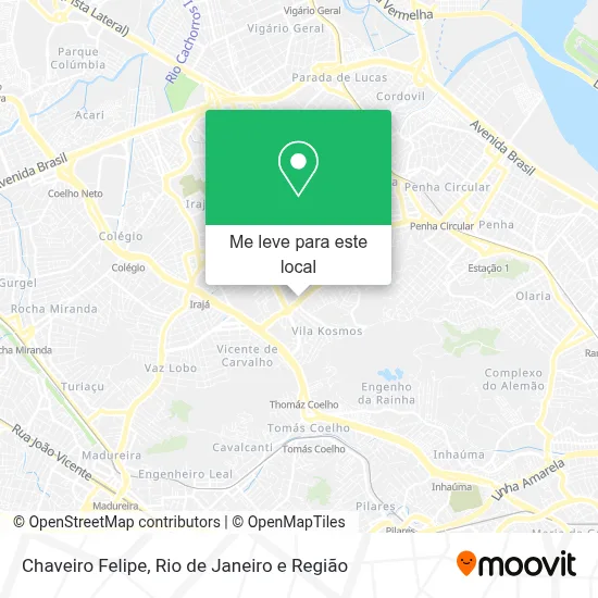 Chaveiro Felipe mapa