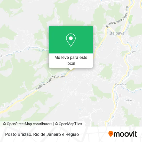 Posto Brazao mapa