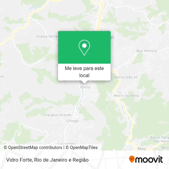 Vidro Forte mapa