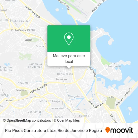 Rio Pisos Construtora Ltda mapa