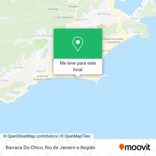 Barraca Do Chico mapa