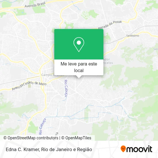 Edna C. Kramer mapa