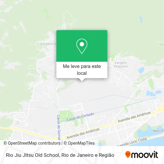Rio Jiu Jitsu Old School mapa