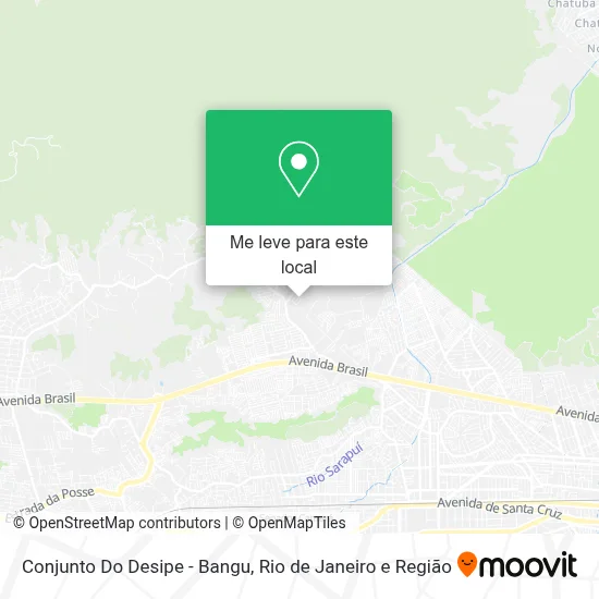 Conjunto Do Desipe - Bangu mapa