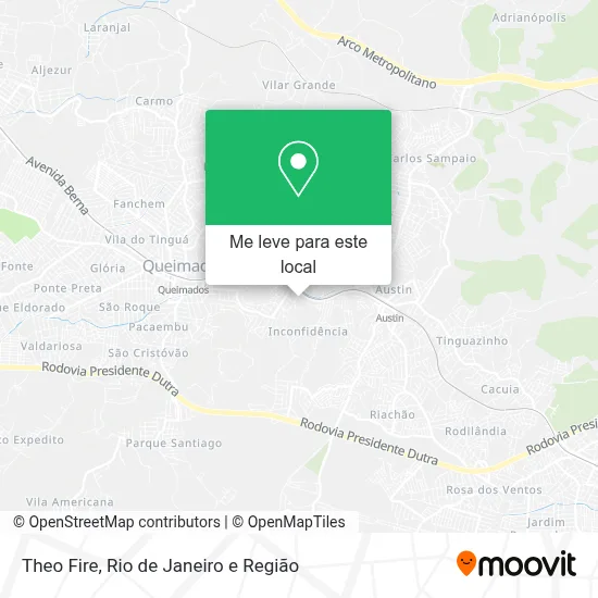 Theo Fire mapa