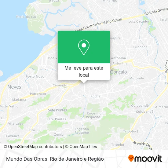 Mundo Das Obras mapa