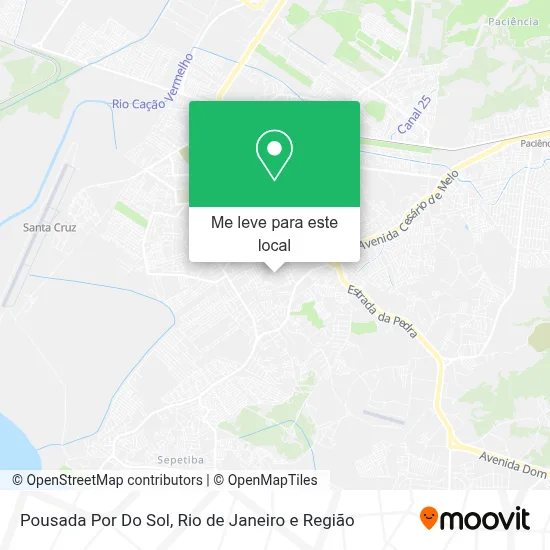 Pousada Por Do Sol mapa