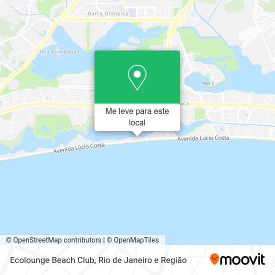 Ecolounge Beach Club mapa