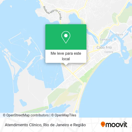 Atendimento Clínico mapa