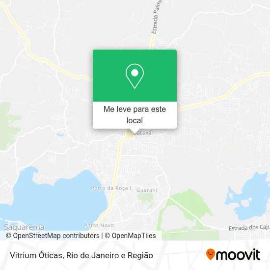 Vitrium Óticas mapa