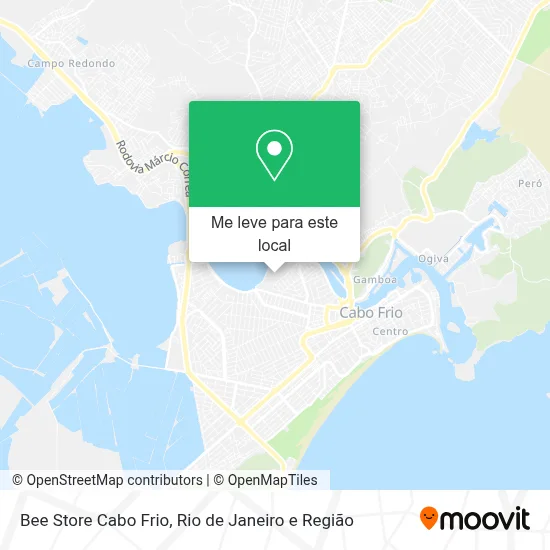 Bee Store Cabo Frio mapa