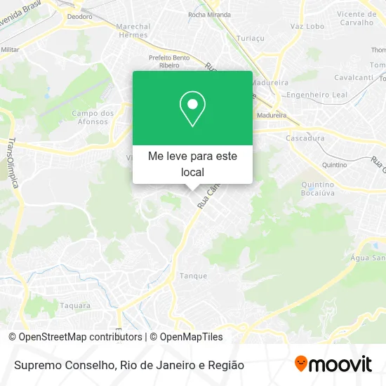 Supremo Conselho mapa
