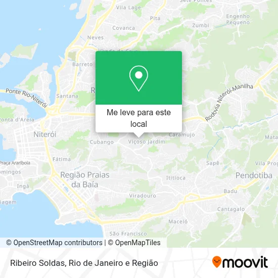 Ribeiro Soldas mapa