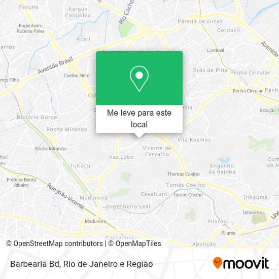 Barbearia Bd mapa