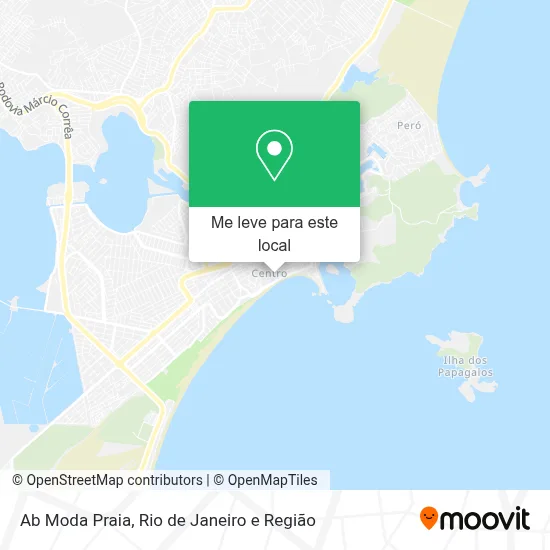 Ab Moda Praia mapa