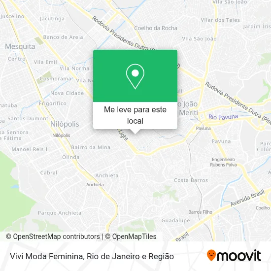 Vivi Moda Feminina mapa