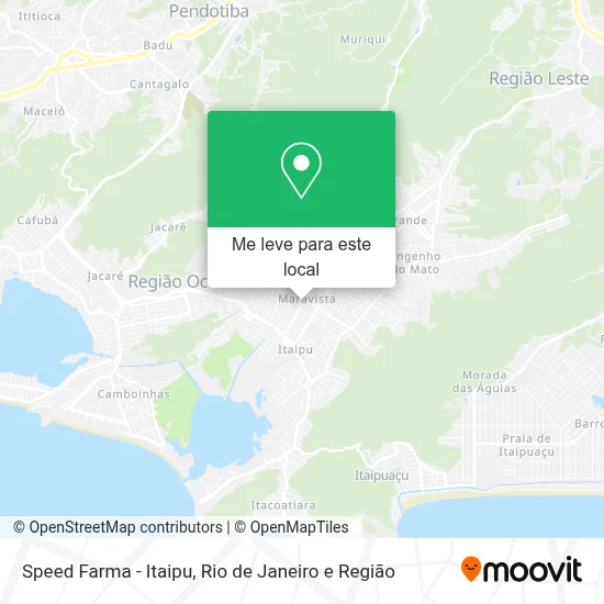 Speed Farma - Itaipu mapa