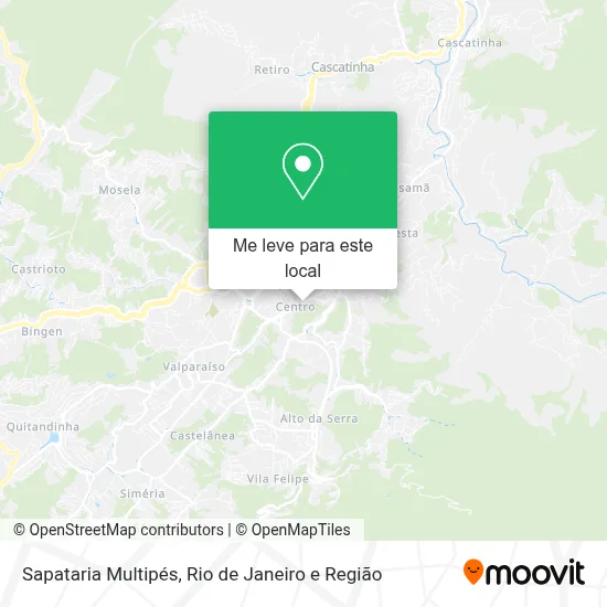 Sapataria Multipés mapa
