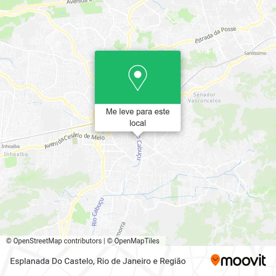 Esplanada Do Castelo mapa