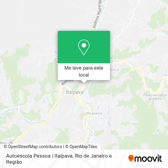 Autoescola Pessoa | Itaipava mapa