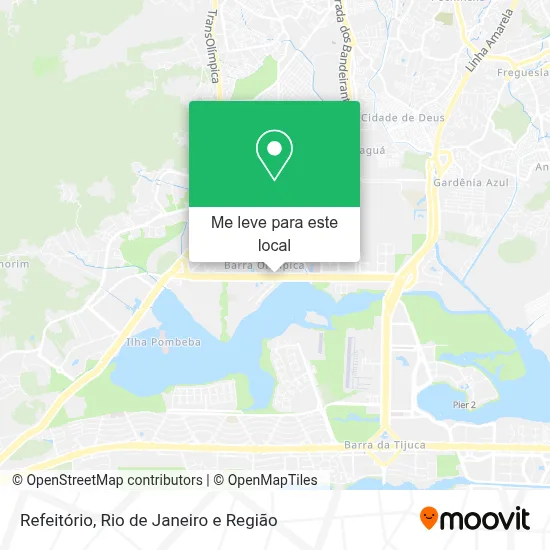 Refeitório mapa