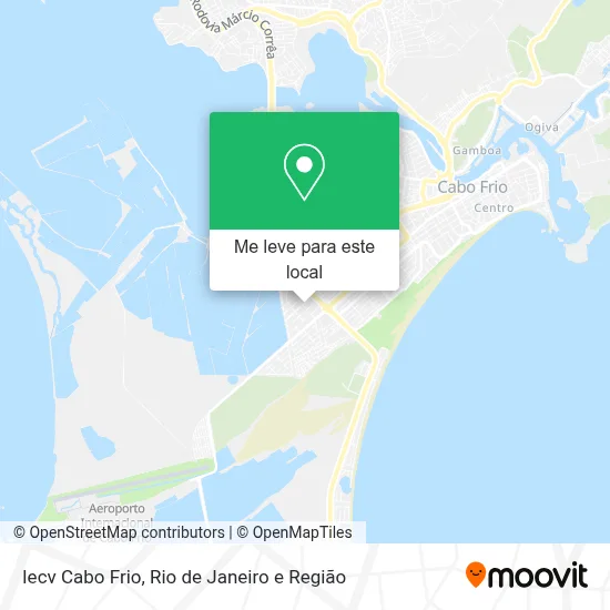 Iecv Cabo Frio mapa
