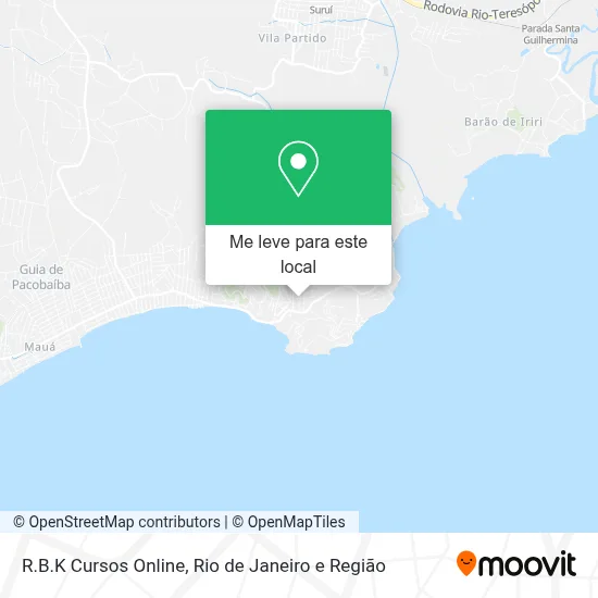 R.B.K Cursos Online mapa