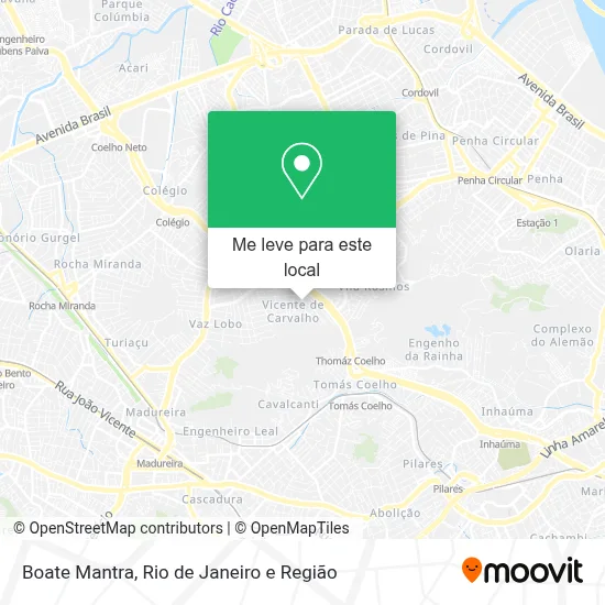 Boate Mantra mapa