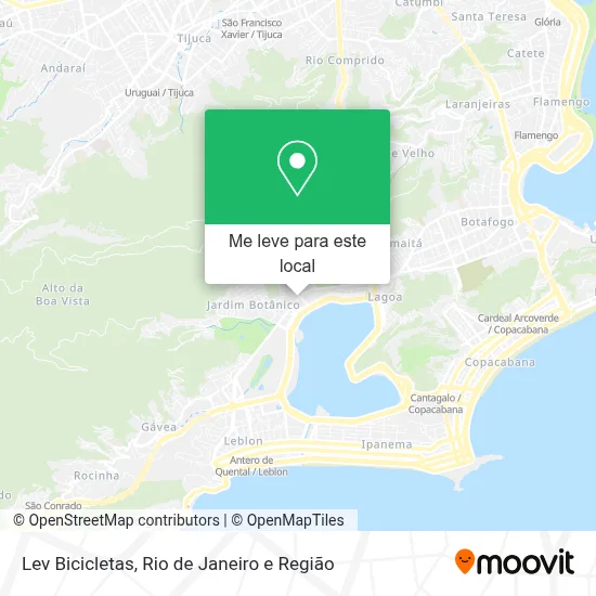 Lev Bicicletas mapa