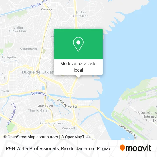 P&G Wella Professionals mapa