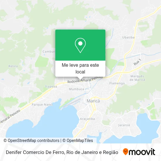 Denifer Comercio De Ferro mapa