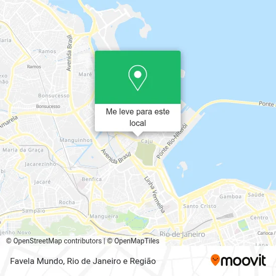 Favela Mundo mapa
