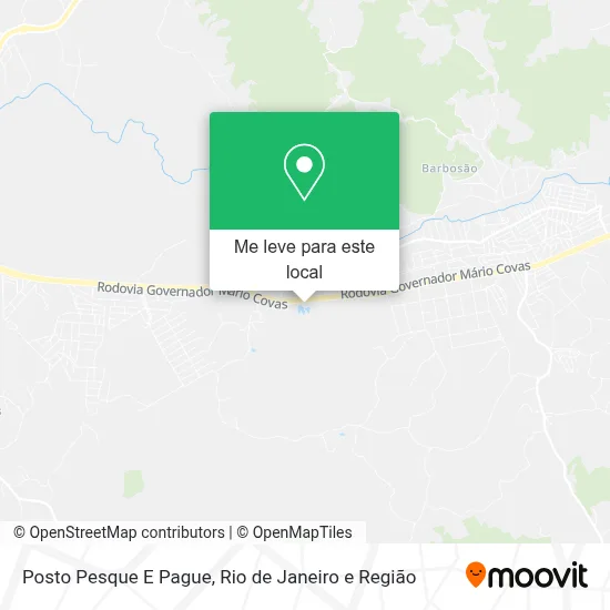 Posto Pesque E Pague mapa
