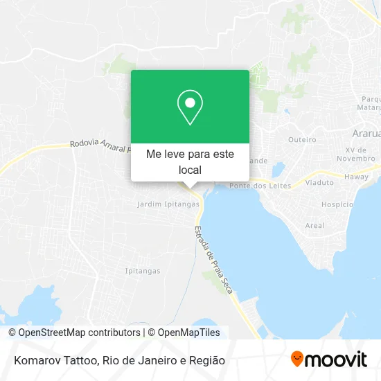 Komarov Tattoo mapa