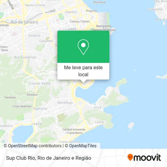 Sup Club Rio mapa