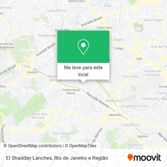 El Shadday Lanches mapa