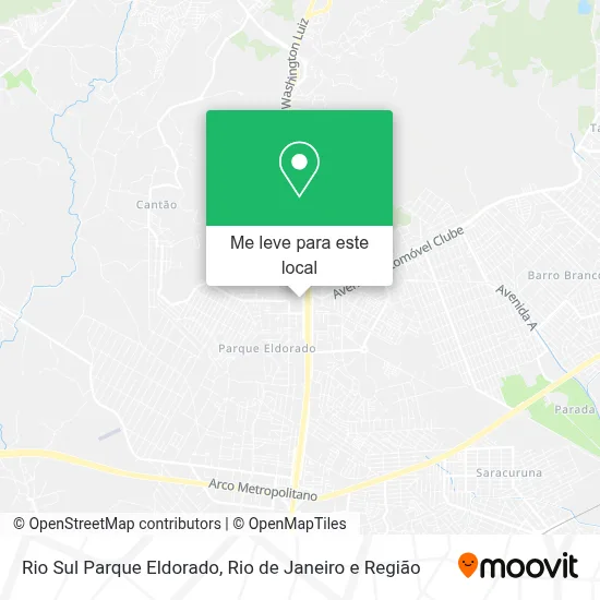 Rio Sul Parque Eldorado mapa