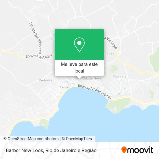 Barber New Look mapa