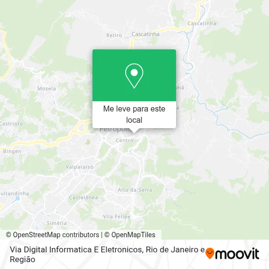 Via Digital Informatica E Eletronicos mapa