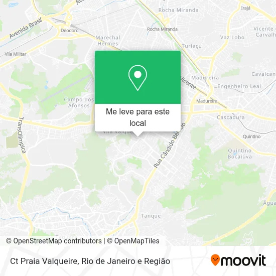 Ct Praia Valqueire mapa