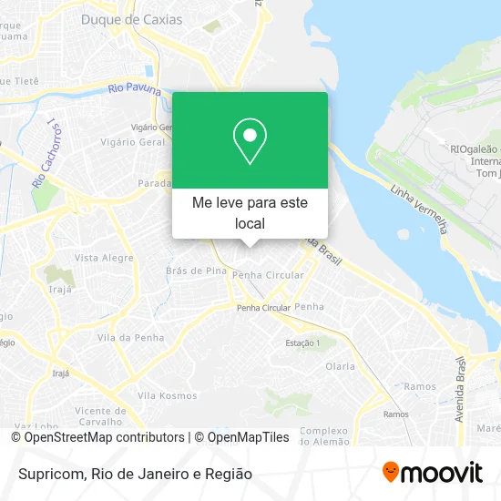Supricom mapa